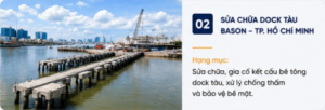 Sửa chữa dock tàu Baseon – TP. Hồ Chí Minh